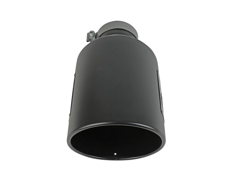 aFe Power MACH Force-Xp 409 Stainless Steel Clamp-on Exhaust Tip Black - 49T40801-B15