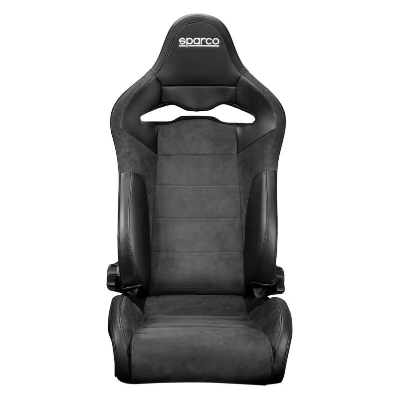 Sparco SP-R Seat BLK/BLK White Logo - 00906USNR