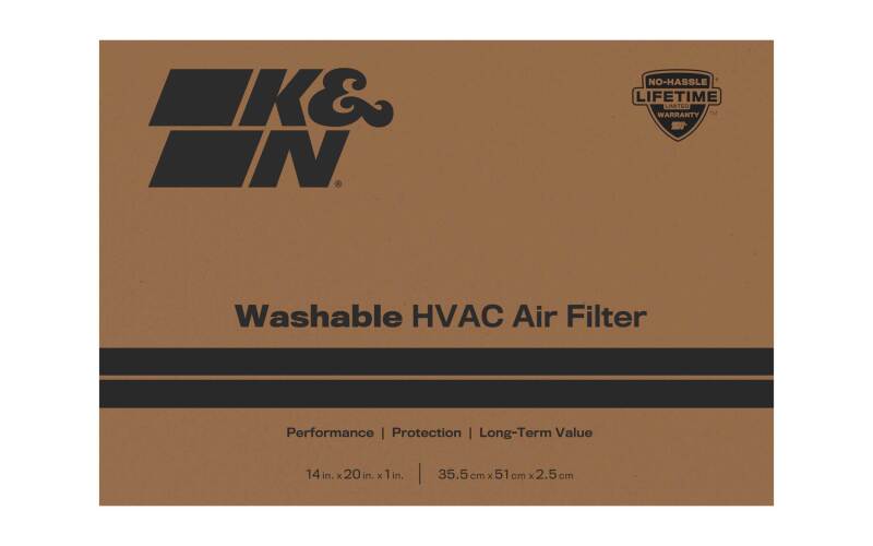 K&N HVAC Filter 14 X 20 X 1 Merv 8 - HVC-8-11420