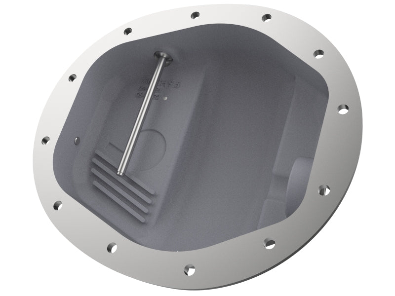 aFe Pro Series GMCH 9.5 Rear Diff Cover Black w/ Machined Fins 19-20 GM Silverado/Sierra 1500 - 46-71140B
