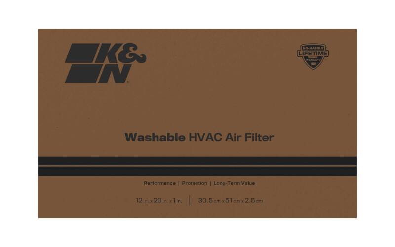 K&N HVAC Filter 12 X 20 X 1 Merv 8 - HVC-8-11220