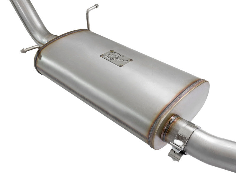 aFe MACHForce XP Exhausts Cat-Back Black Tip 09-17 GM Silverado 1500 4.3/5.3L RegCab SB/LB - 49-44072-B