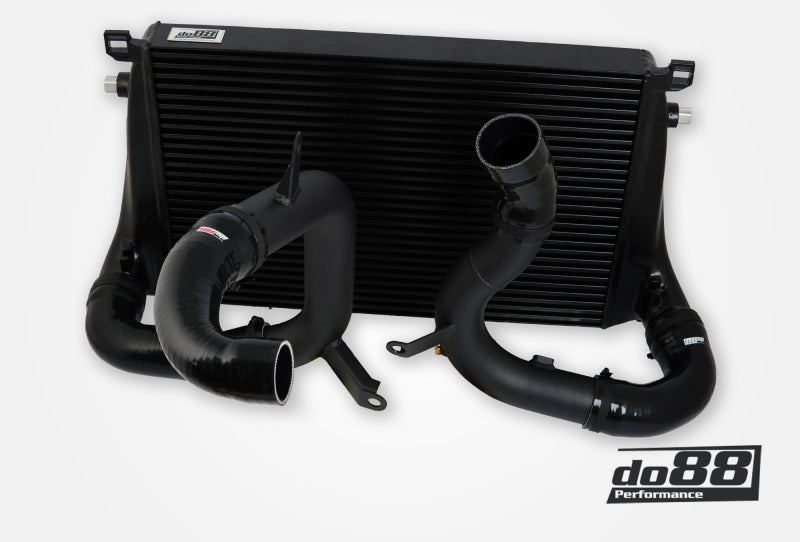 do88 VAG 2.0T EA888 Gen4 (245hp) BigPack Intercooler Kit w/Black Hoses - BIG-340-2-S