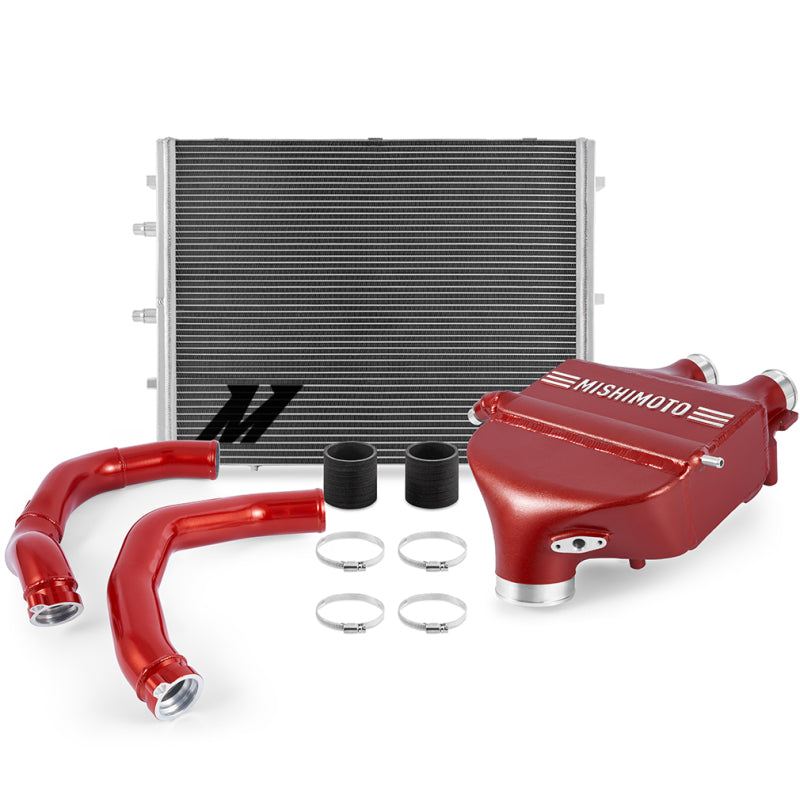 Mishimoto 15-20 BMW F8X M3/M4 Performance Air-to-Water Intercooler Power Pack - Sakhir Orange - MMB-F80-PPCSO