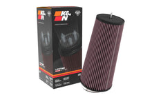 Load image into Gallery viewer, K&amp;N Universal Clamp-On Air Filter 3-1/2in FLG - 5-3/4in B - 12-1/8in H - RU-3310