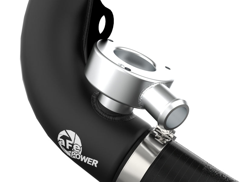 aFe BladeRunner 2 1/2in Intercooler Hot Side Charge Pipe 18-21 Jeep Wrangler JL L4-2.0L (t) - Black - 46-20468-B