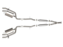 Load image into Gallery viewer, aFe Gemini XV 3in to Dual 2-1/2in 304 SS Cat-Back Exhaust w/ Cut-Out 18-21 Kia Stinger L4-2.0L (t) - 49-37034