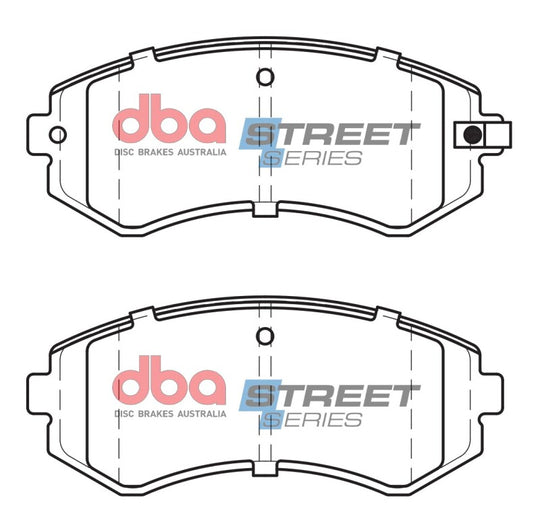 DBA 90-96 Nissan 240SX (Excl ABS) Front Street Series Brake Pads - DB1148SS