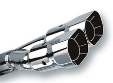 Load image into Gallery viewer, Borla Universal Polished Tip Dual Square Angle-Cut Intercooled (inlet 2 1/2in. Outlet 2 7/8 x 3 3/8i - 20233