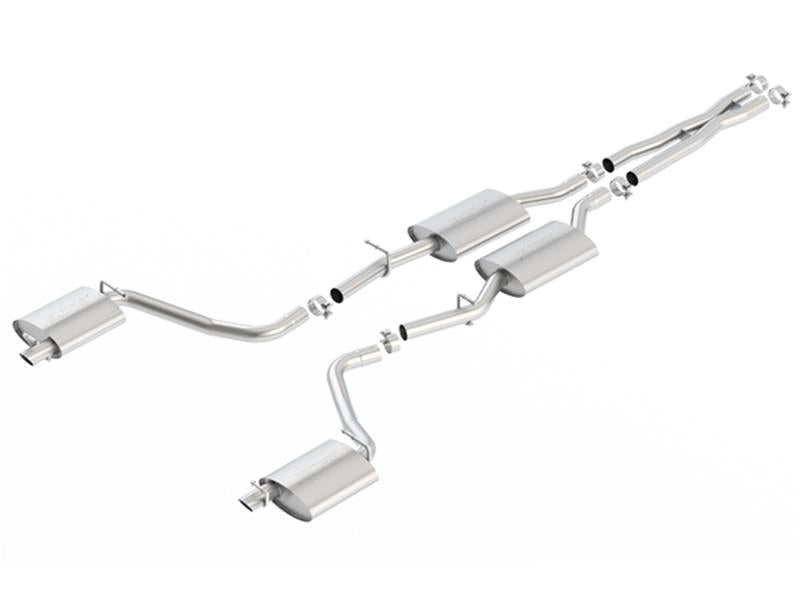 Borla 2015 Dodge Challenger 3.6L V6 S-TYPE Catback Exhaust No Tips Factory Valance - 140649