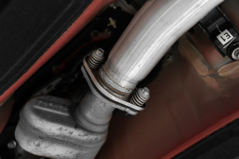 MBRP 12-22 Subaru BRZ 17-22 Toyota GR86 Stainless Steel 3in Cat-Back-Single Rear Exit w Carbon Tips - S48063CF