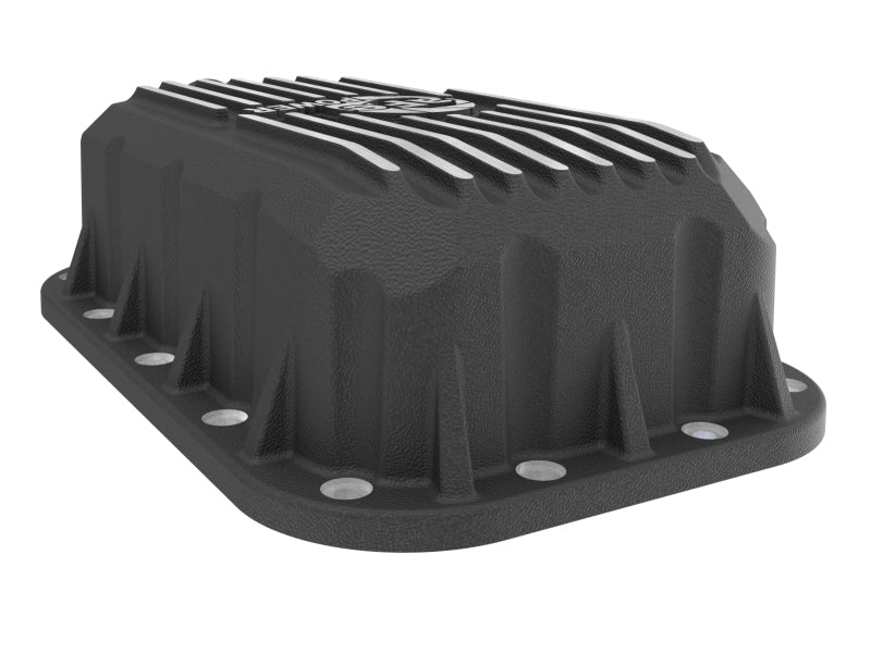 aFe POWER Pro Series Engine Oil Pan Black w/ Machined Fins Jeep Wrangler (JK) 12-18 V6-3.6L - 46-71450B