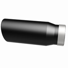 Load image into Gallery viewer, MagnaFlow Tip Stainless Black Coated Single Wall Round Single Outlet 5in Dia 4in Inlet 13in L - 35238