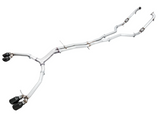 AWE Tuning Audi B9 S5 Sportback Track Edition Exhaust - Non-Resonated (Black 102mm Tips) - 3010-43062