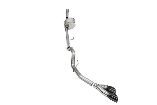 Corsa 2021-2025 Ford F-150 SuperCab/6.5in Bed 5.0L V8 Xtreme Cat-Back Single Side Exit-Black PVD - 21148BLK