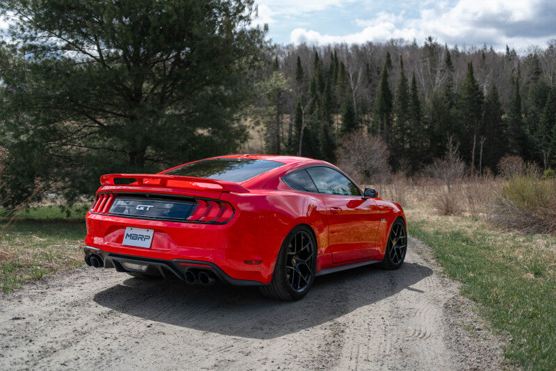 MBRP 18-19 Ford Mustang GT 5.0 3in Cat Back Quad Tip Race Version - T304 - S7207304