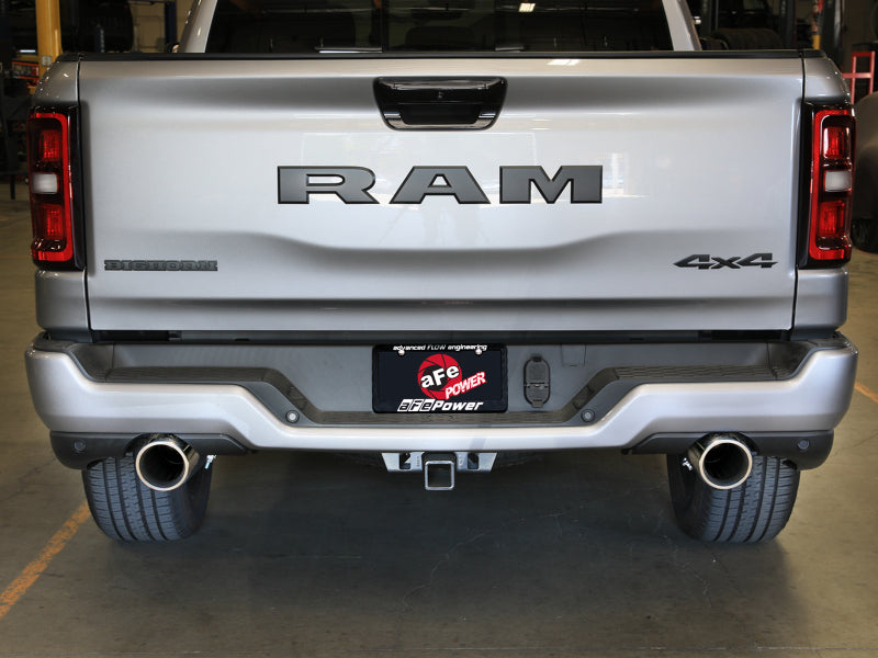 aFe Vulcan Series Cat-Back Exhaust System RAM 1500 2025 V6-3.0L (tt)- Polished Tips - 49-32088-P