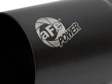 Load image into Gallery viewer, aFe MACH Force-Xp Universal Exhaust Tip 3-1/2 IN Inlet x 4 IN Outlet x 7 IN L Black Right Side Exit - 49T35404-B07
