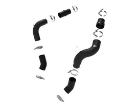 aFe BladeRunner 3in & 3-1/2in AL Hot and Cold Charge Pipe Kit Black RAM Diesel Trucks 25-26 L6-6.7L