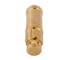 Load image into Gallery viewer, NRG 700 Series M12 X 1.25 Steel Lug Nut w/Dust Cap Cover Set 21 Pc w/Locks &amp; Socket - Chrome Gold - LN-LS710CG-21