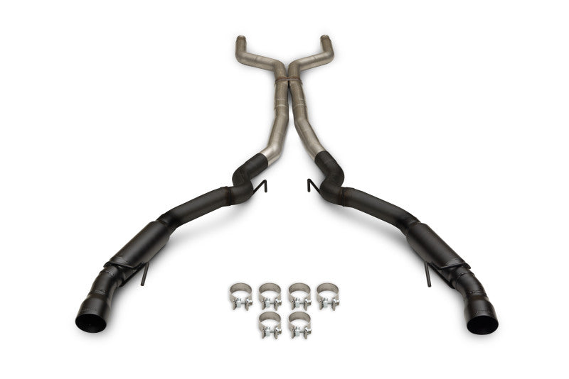 Flowmaster 24-25 Mustang 5.0L Outlaw Cat-Back Exhaust System - Black Tip (Non-Valved) - 818161