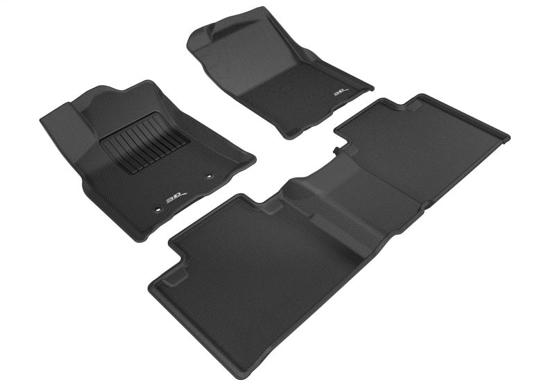 3D MAXpider 16-17 Toyota Tacoma Access Cab Kagu Black Full Set (R1 P/S NO EYELET R2 W/O Seat) - L1TY23101509