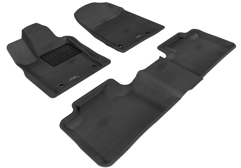 3D MAXpider 13-22 Jeep Grand Cherokee (WK) Kagu Black Full Set (2 Posts IN PASSENGERS SIDE) - L1JP00501509