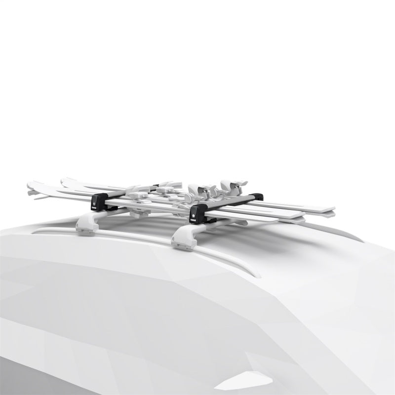 Thule SnowPack M Ski/Snowboard Rack (Up to 4 Pair Skis/2 Snowboards) - Black/Silver - 732401