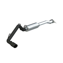 Load image into Gallery viewer, MBRP 17+ Chevrolet Colorado 2.5L/3.6L 3in Cat Back Single Side Exit w/ 4in Tip - Back Coated - S5090BLK