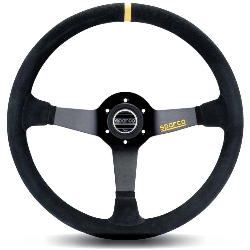 Sparco Steering Wheel 368 Suede Black - 015R368MSN