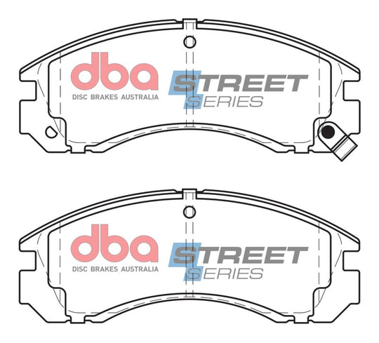 DBA 91-99 Mitsubishi 3000GT (Excl VR-4 Models) Street Series Front Brake Pads - DB1223SS
