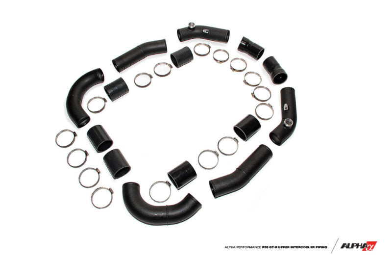 AMS Performance 2009+ Nissan R35 GT-R Alpha Upper Intercooler Piping - ALP.07.09.0006-5