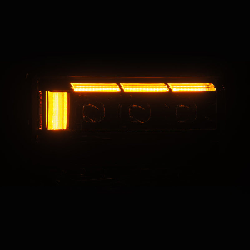 AlphaRex 24-26 Toyota LC250 NOVA LED Proj Headlight Alpha Blk  w/Activ Light/Seq Signal/Switchback - 880896