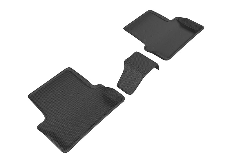 3D MAXpider 2016-2019 Buick Cascada Kagu 2nd Row Floormats - Black - L1BC03221509