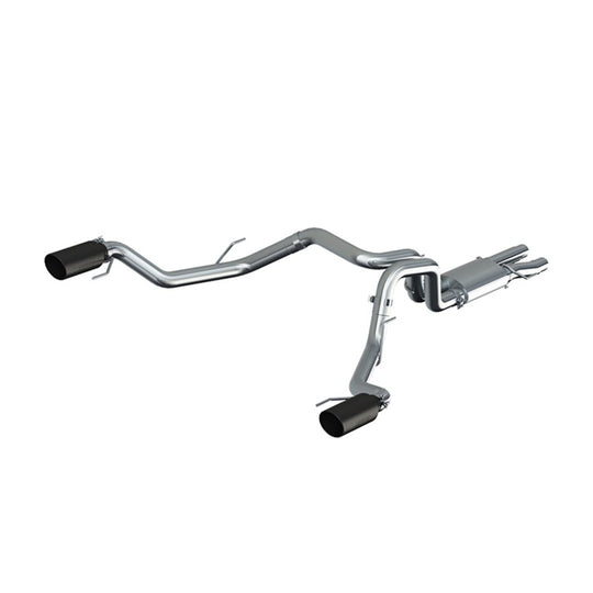 MBRP 17-20 Ford F-150 Raptor 3.5L Ecoboost Dual Rear Exit T409 3in Resonator Back Exhaust System - S5264409