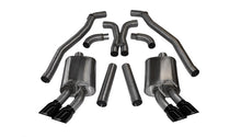 Load image into Gallery viewer, Corsa 2012-2015 Chevrolet Camaro Coupe ZL1 6.2L V8 Black Sport Cat-Back + XO Exhaust - 14971BLK