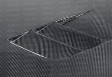 Load image into Gallery viewer, Seibon 12-13 BRZ/FRS TS Style Carbon Fiber Hood - HD1213SCNFRS-TS
