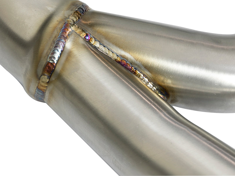 aFe MACH Force-Xp 2-1/2in SS Axle Back Exhaust w/Polished Tips 15+ BMW M3/M4 (F80/F82) L6 3.0L (tt) - 49-36338-P