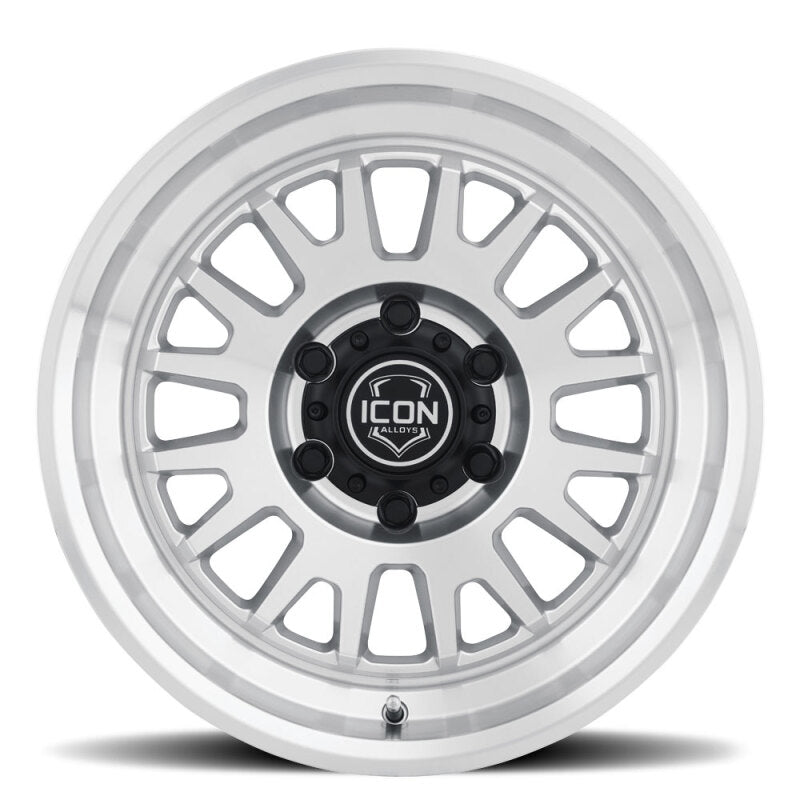 ICON Anza 17x8.5 5x150 25mm Offset 5.75in BS Silver Machined Wheel - 8217855557SM