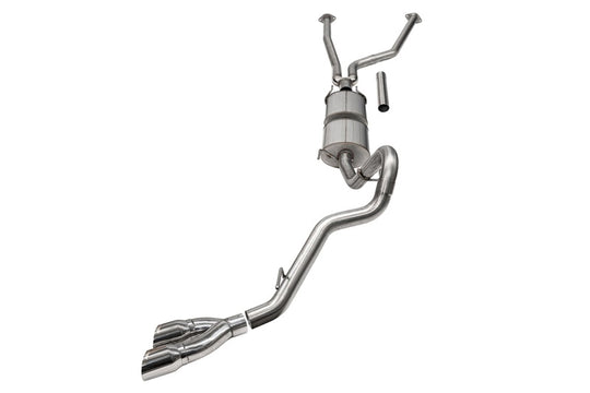 Corsa 22-25 Toyota Tundra 4WD 3in Sport Cat-Back Side Exit Exhaust System w/ Twin 4in Polished Tips - 21245