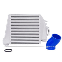 Load image into Gallery viewer, Mishimoto 08-14 Subaru WRX Top-Mount Intercooler Kit - Powder Coated Silver &amp; Blue Hoses - MMTMIC-WRX-08SLBL