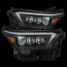 AlphaRex 2023+ Toyota Tacoma NOVA-Series LED Proj Headlights Black w/Actv Light & Seq. Sig + DRL - 880333