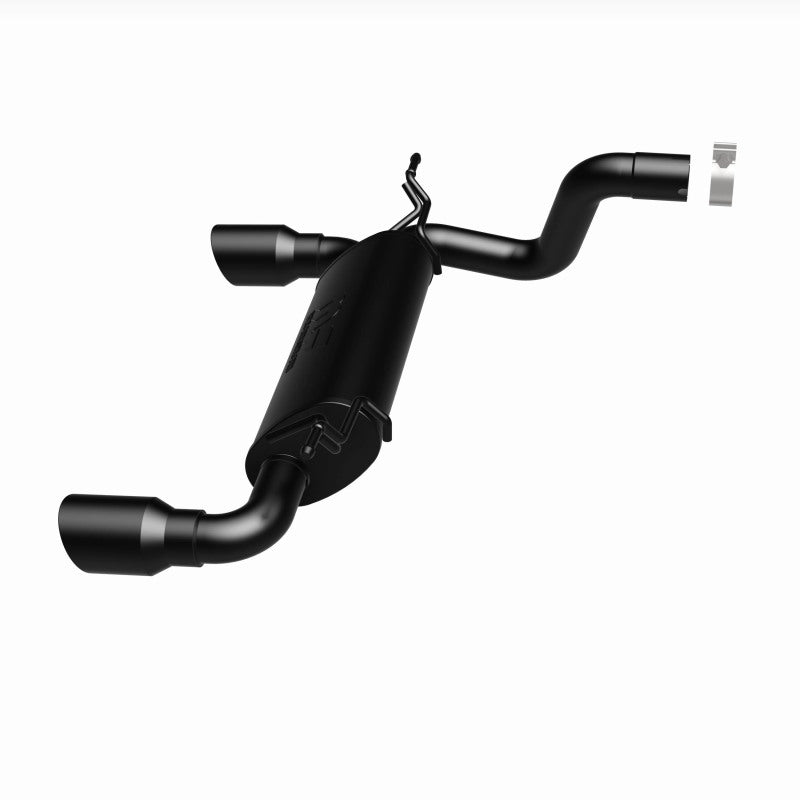 MagnaFlow 2018+ Jeep Wrangler 3.6L Dual Black Tip Axle-Back Exhaust - 19388