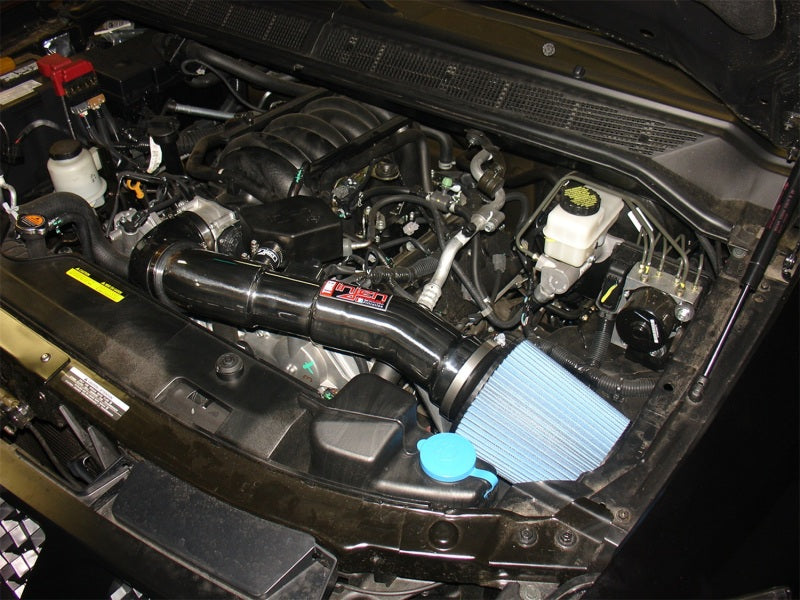 Injen 04-12 Nissan Titan 5.7L V8 Wrinkle Black Short Ram Intake System w/ MR Tech - PF1952WB