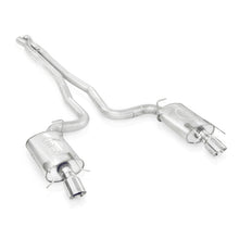Load image into Gallery viewer, Stainless Works 2009-15 Cadillac CTS-V Sedan 3in Catback System X-Pipe Chambered Mufflers 4in Tips - CTSV9CBHDR