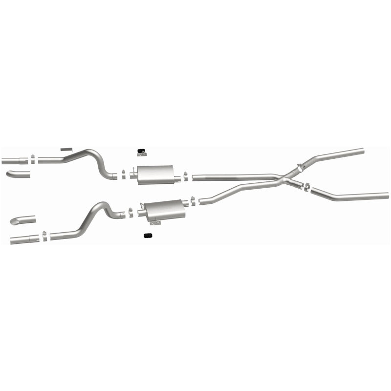 MagnaFlow SYS Cat-Back 67-70 Mustang 2.50inch w/Tru-X - 15816
