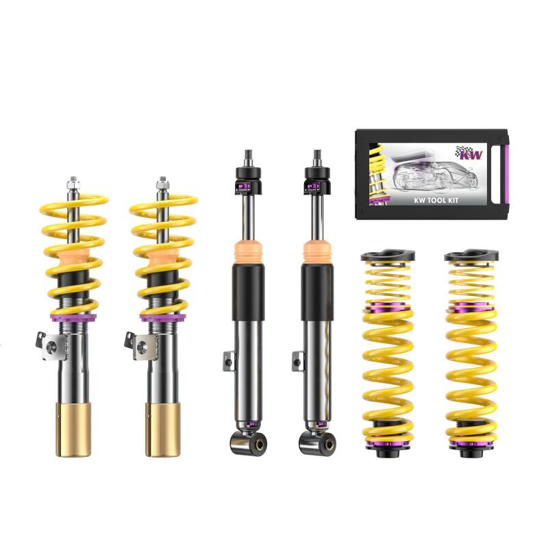 KW Coilover Kit V3 2022+ BMW M3 (G80) / M4 (G82) 4WD w/ Electronic Dampers - 352200EQ