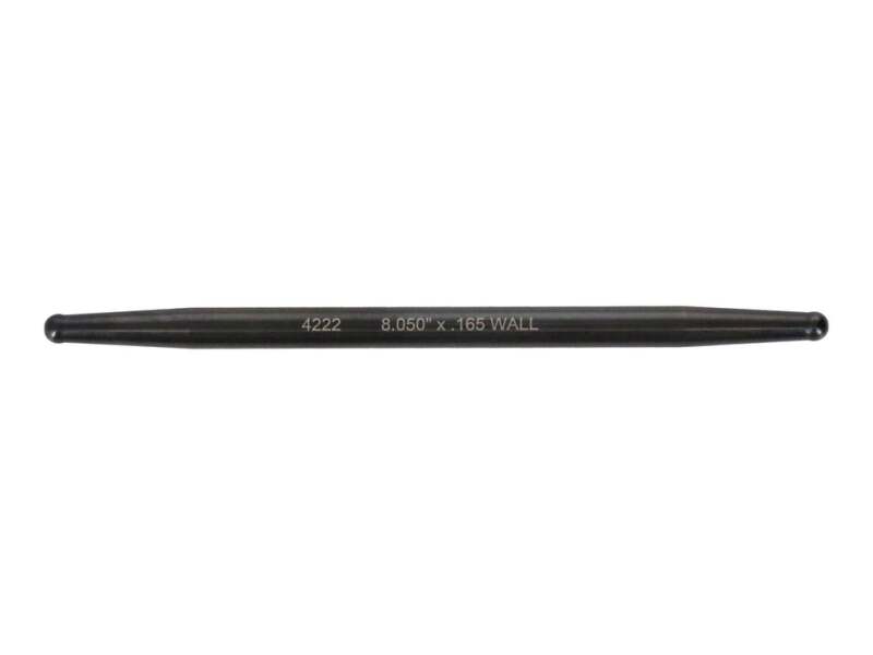 Manley Push Rod - 7/16 Dia. - 10.075 Length - 0.165 Wall - 4130 Chrome Moly - Swedged End - Set of 8 - 25101-8