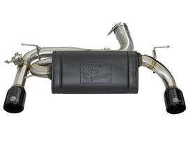aFe MACHForce XP Exhausts Axle-Back 12-15 BMW 335i 3.0T (SS w/Black Tips) - 49-36336-B