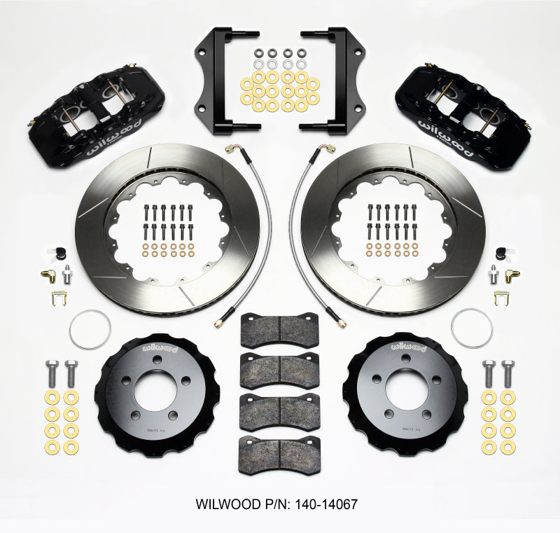 Wilwood AERO6 Front Hat Kit 14.25 2014-Up Challenger w/Lines - 140-14067